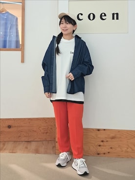 「SMITH'S（スミス）のアイテム」を使った、coenなるせさん（レディース・157cm）の春コーディネート