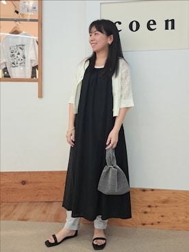 「いつもありがとうございます」｜「アイテム（ワンピース/ドレス）」を使った、coenなるせさん（レディース・157cm）の春コーディネート