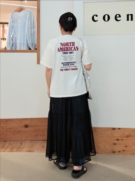 coenなるせさん（レディース・157cm）の夏コーディネート