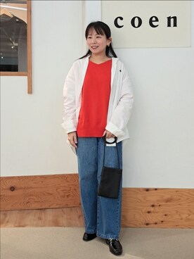 「coen」｜coenなるせさん（レディース・157cm）の冬コーディネート