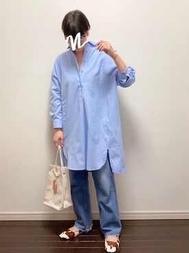 「アイテム（ワンピース/ドレス）」を使った、napoiさん（レディース・156cm・40代）の春コーディネート