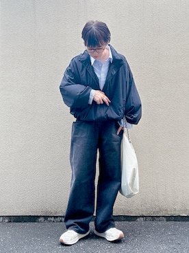 「アイテム（ブルゾン）」を使った、napoiさん（レディース・157cm・40代）の秋コーディネート