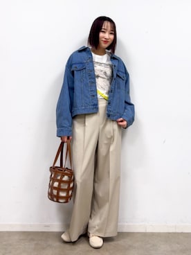 chikaさん（レディース・160cm）の春コーディネート