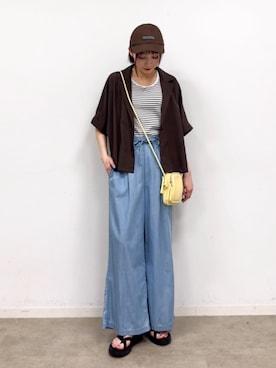 chikaさん（レディース・160cm）の春コーディネート