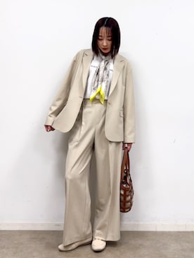 chikaさん（レディース・160cm）の春コーディネート