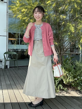 「DRESKIP（ドレスキップ）のアイテム（その他シューズ）」を使った、chikaさん（レディース・160cm）の春コーディネート