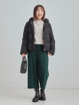 「DRESKIP（ドレスキップ）のアイテム」を使った、chikaさん（レディース・160cm）の冬コーディネート