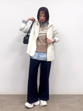 chikaさん（レディース・160cm）の春コーディネート