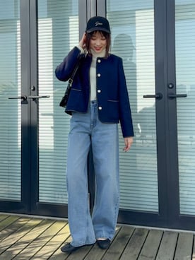 chikaさん（レディース・160cm）の春コーディネート