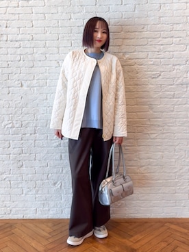 chikaさん（レディース・160cm）の冬コーディネート