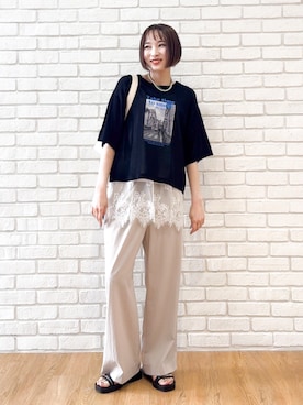chikaさん（レディース・160cm）の夏コーディネート