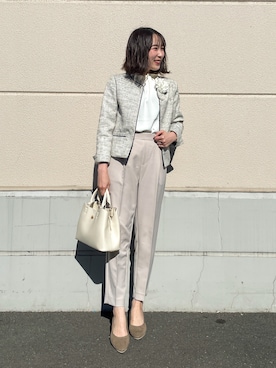 chikaさん（レディース・160cm）の冬コーディネート