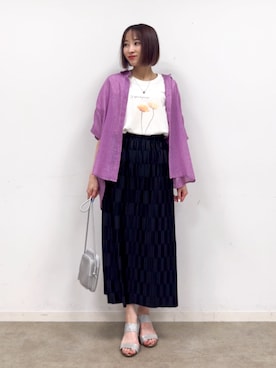 chikaさん（レディース・160cm）の春コーディネート