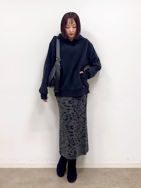 chikaさん（レディース・160cm）の冬コーディネート