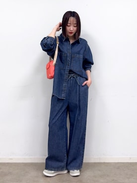 chikaさん（レディース・160cm）の春コーディネート