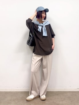 chikaさん（レディース・160cm）の春コーディネート