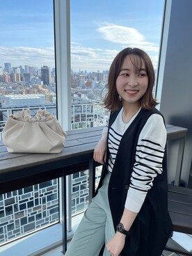 chikaさん（レディース・160cm）の春コーディネート