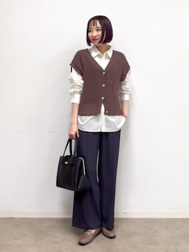 「SHOO・LA・RUE（シューラルー）のアイテム」を使った、chikaさん（レディース・160cm）の春コーディネート