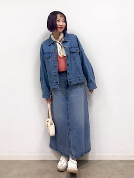 chikaさん（レディース・160cm）の春コーディネート