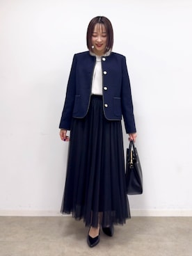 chikaさん（レディース・160cm）の冬コーディネート