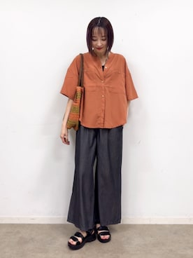 chikaさん（レディース・160cm）の夏コーディネート