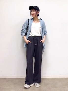 「SHOO・LA・RUE（シューラルー）のアイテム」を使った、chikaさん（レディース・160cm）の春コーディネート