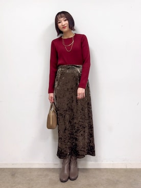 chikaさん（レディース・160cm）の秋コーディネート