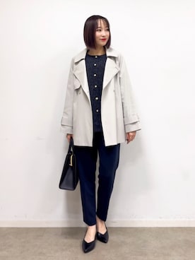 chikaさん（レディース・160cm）の冬コーディネート