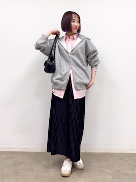 chikaさん（レディース・160cm）の春コーディネート