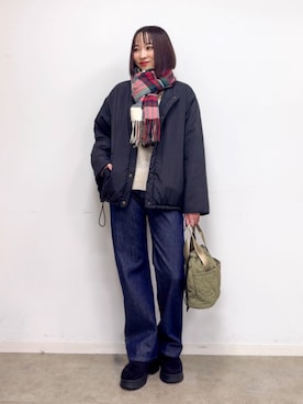 chikaさん（レディース・160cm）の冬コーディネート
