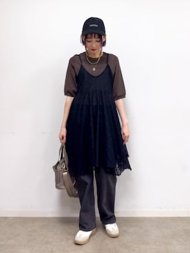 chikaさん（レディース・160cm）の春コーディネート