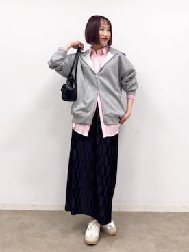 chikaさん（レディース・160cm）の春コーディネート