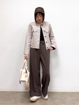 「Lee（リー）のアイテム」を使った、chikaさん（レディース・160cm）の春コーディネート