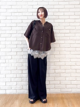 chikaさん（レディース・160cm）の夏コーディネート