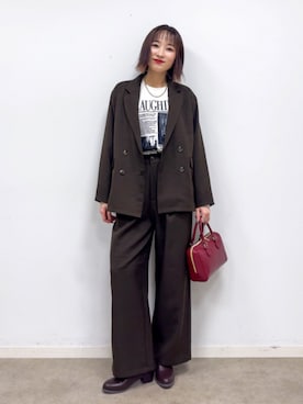 「SHOO・LA・RUE（シューラルー）のアイテム」を使った、chikaさん（レディース・160cm）の秋コーディネート