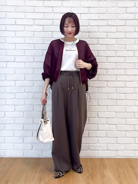 chikaさん（レディース・160cm）の夏コーディネート