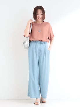 chikaさん（レディース・160cm）の春コーディネート