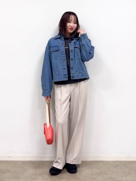 chikaさん（レディース・160cm）の春コーディネート