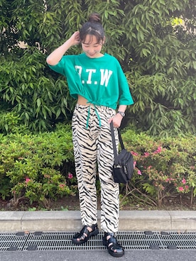 chikaさん(レディース・160cm)の夏コーディネート