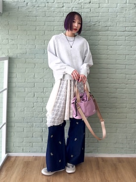 chikaさん（レディース・160cm）の春コーディネート