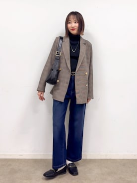 「アイテム（その他シューズ）」を使った、chikaさん（レディース・160cm）の秋コーディネート