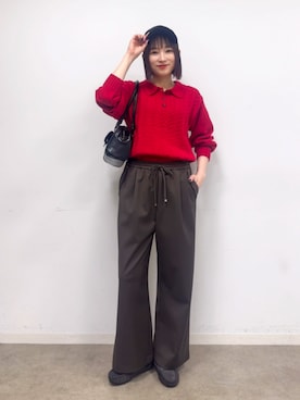 chikaさん（レディース・160cm）の冬コーディネート