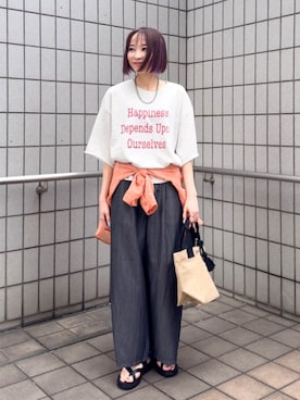 chikaさん（レディース・160cm）の春コーディネート
