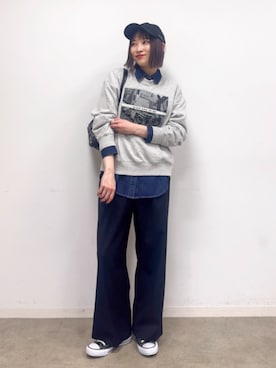 chikaさん（レディース・160cm）の冬コーディネート