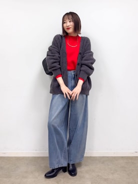 「体型カバー」｜chikaさん（レディース・160cm）の秋コーディネート