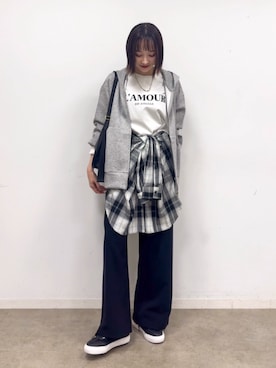 「SHOO・LA・RUE（シューラルー）のアイテム」を使った、chikaさん（レディース・160cm）の秋コーディネート