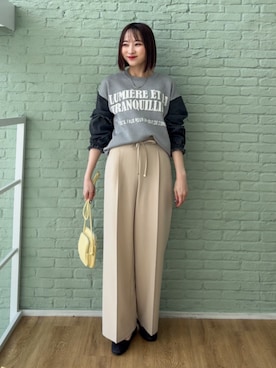 chikaさん（レディース・160cm）の春コーディネート