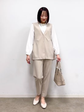 chikaさん（レディース・160cm）の冬コーディネート