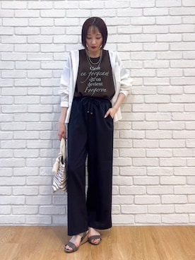 chikaさん（レディース・160cm）の夏コーディネート