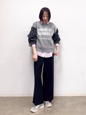 chikaさん（レディース・160cm）の春コーディネート